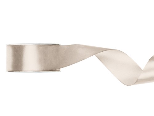 Satin Ribbon, off-white, 38mm/25m Satin Ribbon, off-white, 38mm/25m