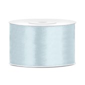 Satin Ribbon, light misty blue, 38mm/25m
