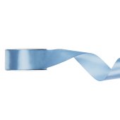 Satin Ribbon, misty blue, 38mm/25m