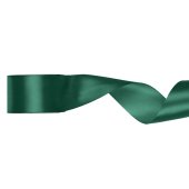 Satin Ribbon, bottle green, 50mm/25m