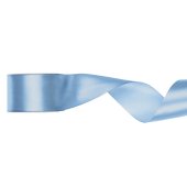 Satin Ribbon, misty blue, 50mm/25m