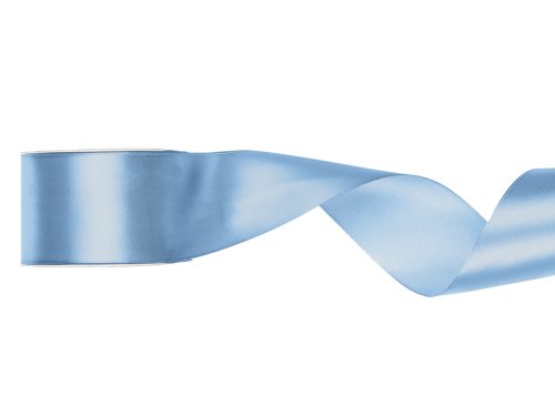 Satin Ribbon, misty blue, 50mm/25m Satin Ribbon, misty blue, 50mm/25m