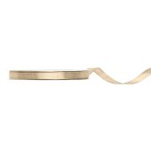 Satin Ribbon, cold gold, 6mm/25m