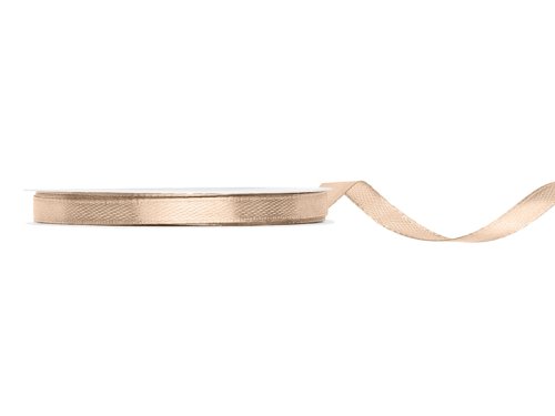 Satin Ribbon, peach, 6mm/25m Satin Ribbon, peach, 6mm/25m