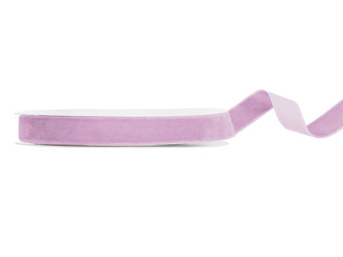 Velour ribbon, lavendel, 15mm/10m Velour ribbon, lavendel, 15mm/10m