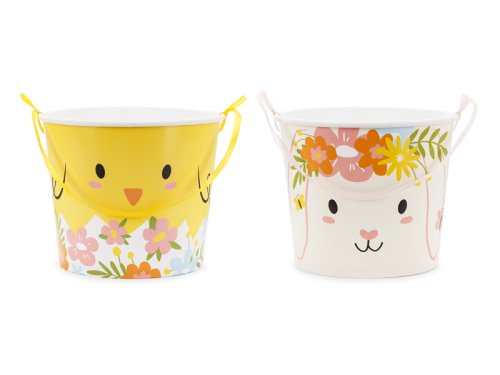 Treat buckets Easter, 14 cm, mix (1 pkt / 2 pc.) Treat buckets Easter, 14 cm, mix (1 pkt / 2 pc.)