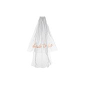 Bride to be veil, 63cm, white