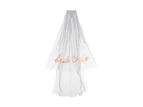 Bride to be veil, 63cm, white Bride to be veil, 63cm, white