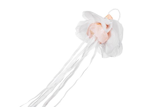 Hand Streamer Flower Set, 7,5cm Diameter, white (1 pkt / 10 pc.) Hand Streamer Flower Set, 7,5cm Diameter, white (1 pkt / 10 pc.)
