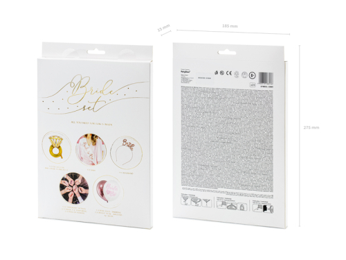 Wedding party box Bride To Be, mix (1 pkt / 23 pc.) Wedding party box Bride To Be, mix (1 pkt / 23 pc.)