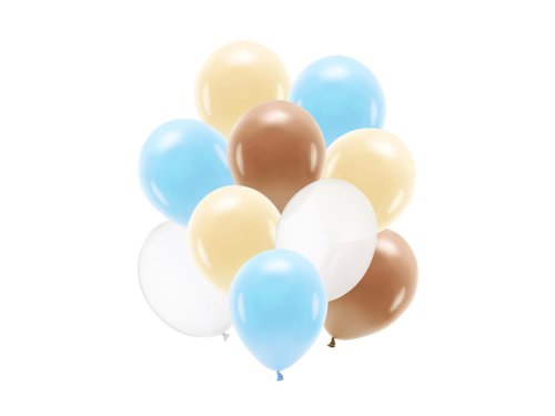 Latex balloons set, mix (1 pkt / 10 pc.) Latex balloons set, mix (1 pkt / 10 pc.)