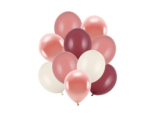 Latex balloons set, mix (1 pkt / 10 pc.) Latex balloons set, mix (1 pkt / 10 pc.)