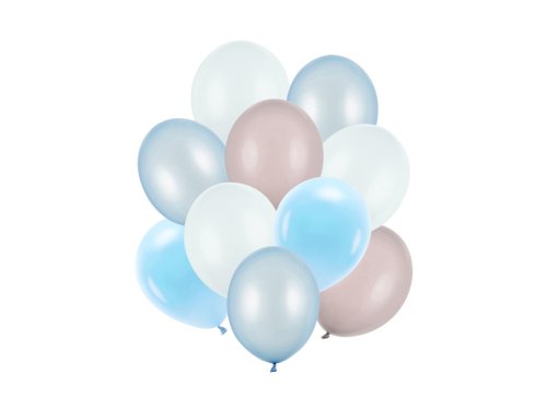 Latex balloons set, mix (1 pkt / 10 pc.) Latex balloons set, mix (1 pkt / 10 pc.)