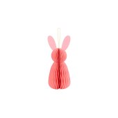 Paper decoration honeycomb Bunny, pink, 30 cm