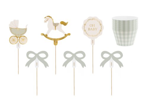 Muffin Set Oh Baby, mix (1 pkt / 6 pc.) Muffin Set Oh Baby, mix (1 pkt / 6 pc.)