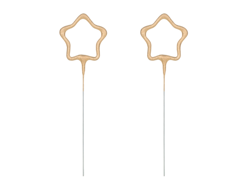 Sparklers Stars, gold, 16.5cm (1 pkt / 2 pc.)