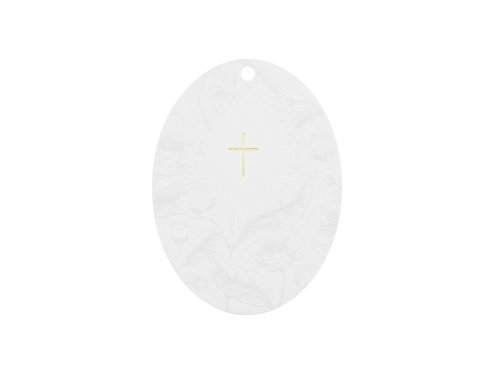 First Communion invitations with a cross, branches, and flowers, white (1 pkt / 10 pc.) First Communion invitations with a cross, branches, and flowers, white (1 pkt / 10 pc.)