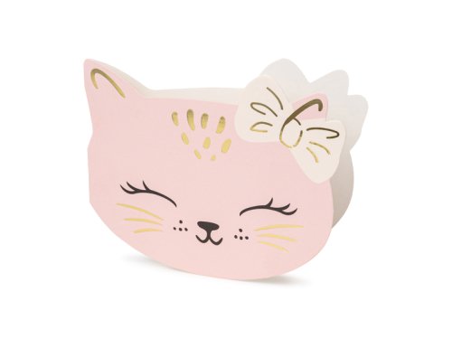 Invitations Kitty,13 x 10cm, mix (1 pkt / 6 pc.) Invitations Kitty,13 x 10cm, mix (1 pkt / 6 pc.)