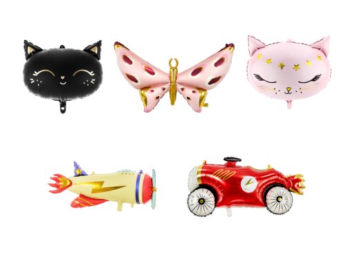 Foil balloons set - Children's, mix (1 pkt / 25 pc.) Foil balloons set - Children's, mix (1 pkt / 25 pc.)