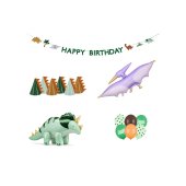 Foil balloons set - Dinosaurs, mix (1 pkt / 25 pc.)