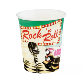 Paper cups Rock'n Roll 250ml, 6 pcs.