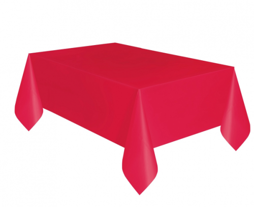 Table cover Red size 137x275 cm Table cover Red size 137x275 cm