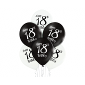 D11 balloons Birthday 18 1C2S / 6 pcs.
