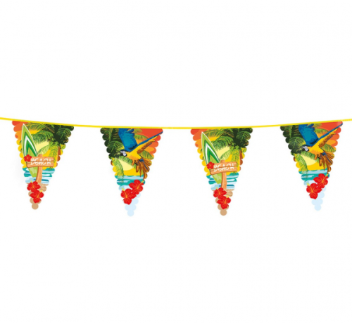 Hawaiian garland - a giant beach