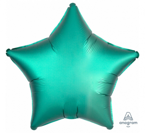 Balloon folic Sateen Lux S15, STR green, 43 cm