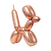 Воздушные шары для моделирования Beauty &amp; Charm, розовое золото, платина / 50 шт.