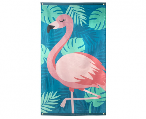Flamingo flag, size 150 x 90 cm