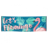 Garland Let's Flamingo, size 74 x 220 cm
