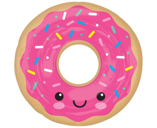 Foil Balloon S/Shape: Donut