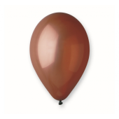 Balloon G90 pastel 10, brown, 100 pieces
