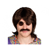 Wig Gary with moustache