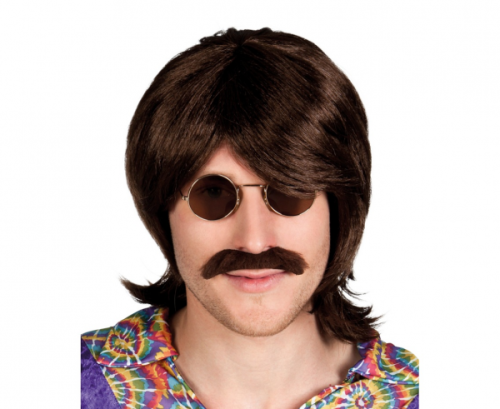 Wig Gary with moustache