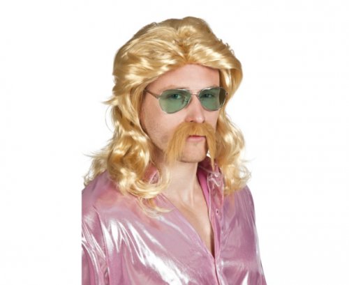 Wig Barry with moustache Wig Barry with moustache