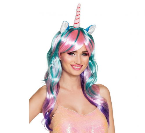 Wig Unicorn Magic, with a corner and ears