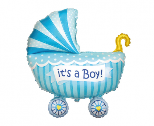 Folija balons 24" FX Boy's Rat (zils), iepakots