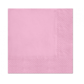 Paper napkins PAW, Rosa, solid colour, 33 x 33 cm / 20 pcs.