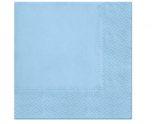 Paper napkins PAW, Azzurro, solid colour, 33 x 33 cm / 20 pcs. Paper napkins PAW, Azzurro, solid colour, 33 x 33 cm / 20 pcs.