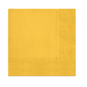 Paper napkins PAW, Grapefruit, solid colour, 33 x 33 cm / 20 pcs.