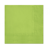 Paper napkins PAW, Anise Green, solid colour, 33 x 33 cm / 20 pcs.