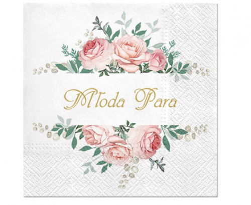 Paper napkins PAW, Gorgeous Frame Design, 33 x 33 cm / 20 pcs.