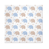Paper napkins PAW, Baby Elephant (blue), 33 x 33 cm / 20 pcs.