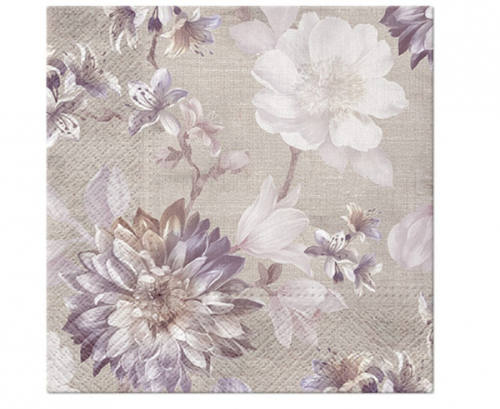 Paper napkins Sentimental Blossom, 33 x 33 cm / 20 pcs Paper napkins Sentimental Blossom, 33 x 33 cm / 20 pcs