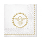 Paper napkins PAW, Christening Dove, 33 x 33 cm / 20 pcs.