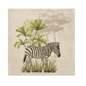Paper napkins PAW We Care Zebra Design, 33 x 33 cm / 20 pcs.