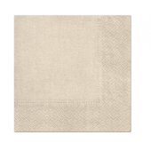 Paper napkins PAW, We Care Unicolor Craft, solid colour, 33 x 33 cm / 20 pcs.