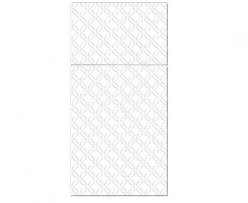 Paper napkins PAW, Pocket Inspiration Modern Design (white), 40 x 40 cm / 16 pcs.